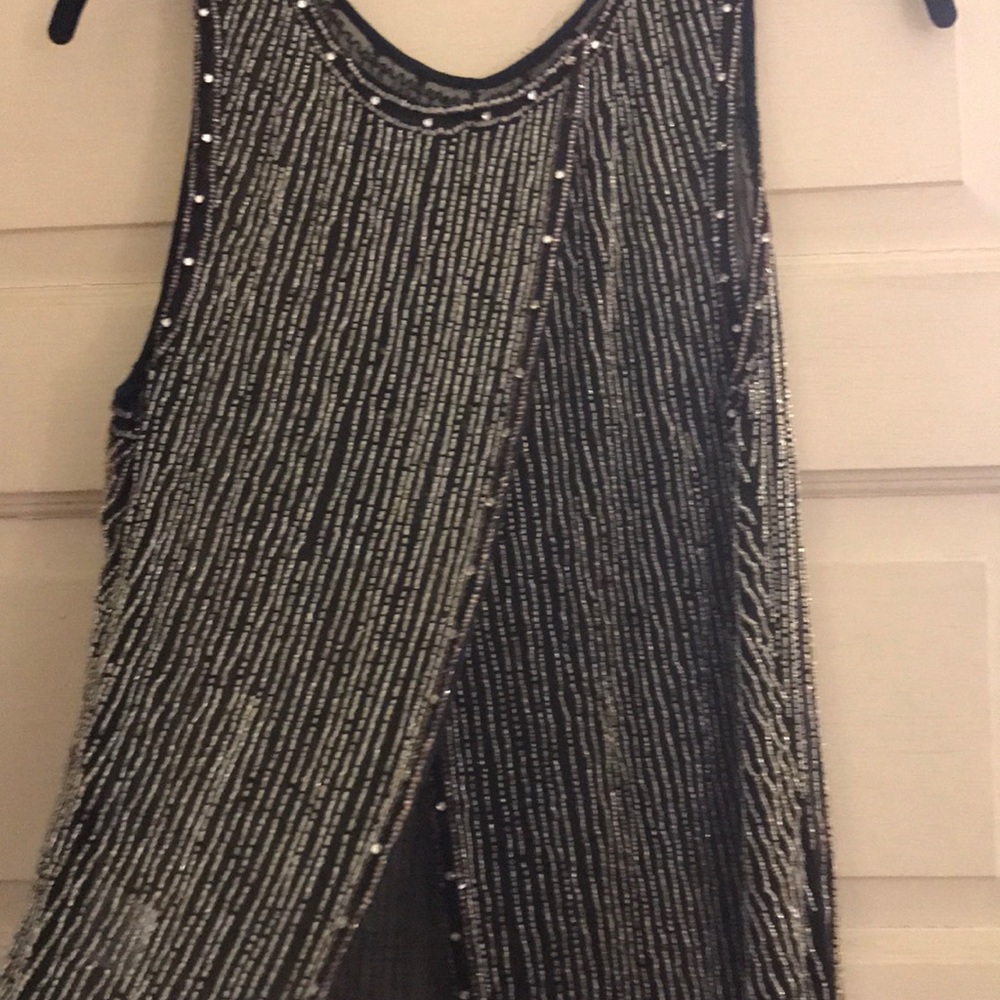 Hand beaded Parker top